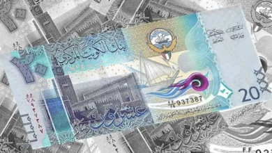 سعر الدينار الكويتي أمام الجنيه في البنوك اليوم الأحد 31 - 8 - 2025