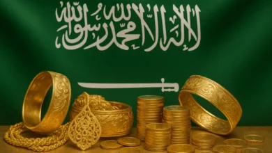 ارتفاع أسعار الذهب في السعودية مع استقرار السوق العالمي