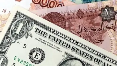 ارتفاع سعر الدولار أمام الجنيه في ختام تعاملات البنوك اليوم