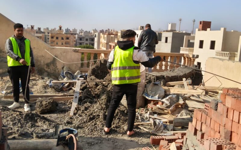 رئيس جهاز مدينة 6 أكتوبر يواصل حملات الإزالة الفورية لمخالفات البناء