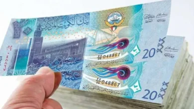 استقرار الدينار الكويتي أمام الجنيه المصري في تعاملات الخميس