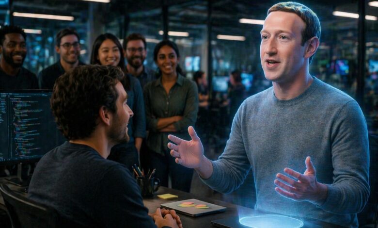 ميتا تطور نسخة رقمية من مارك زوكربيرج للتفاعل مع الموظفين باستخدام الذكاء الاصطناعي